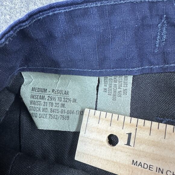 Propper Public Safety Tactical Combat Pants Men's Large Long Blue Pants Adjustab - Picture 8 of 12